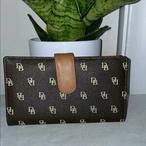 Dooney & Bourke Brown Monogram Wallet